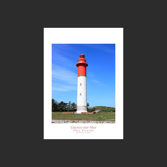 Affiche photo 2679 Le phare de Cayeux-sur-Mer sur la Côte Picarde